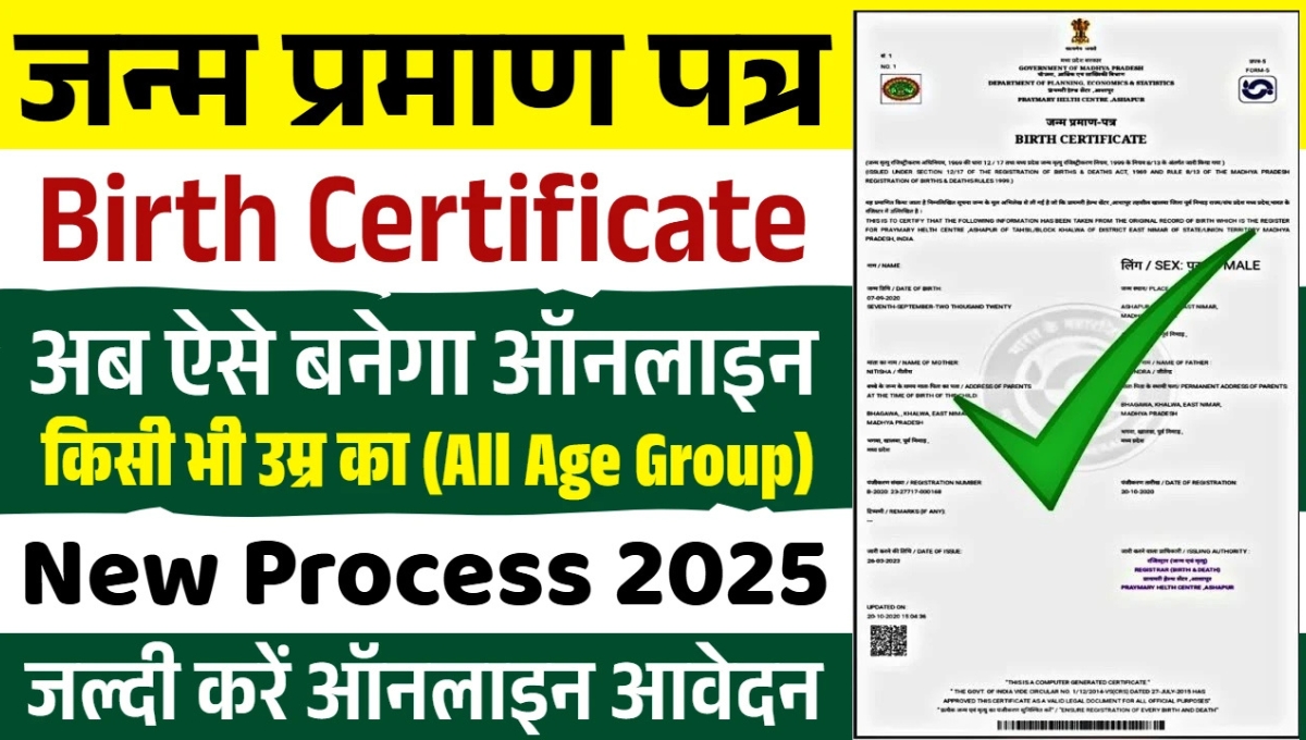 Birth Certificate Online Application: घर बैठे बनवाएं अपना महत्वपूर्ण दस्तावेज
