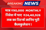 Post Office PPF Scheme: सिर्फ ₹90,000 सालाना निवेश पर पाएं ₹24,40,926, जानिए पूरी कैलकुलेशन