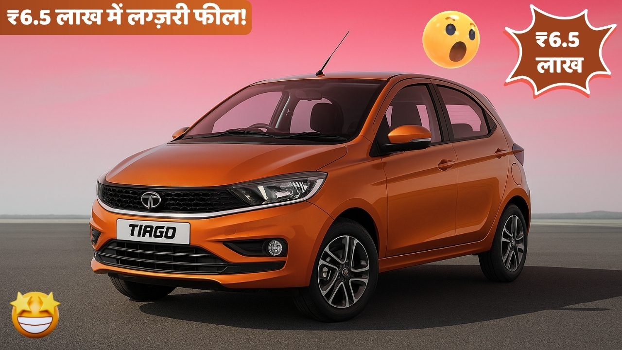 ₹6.5 लाख में 4 स्टार सेफ्टी, सनरूफ और शानदार लुक्स Tata Tiago CNG कर देगी दिल जीतने पर मजबूर